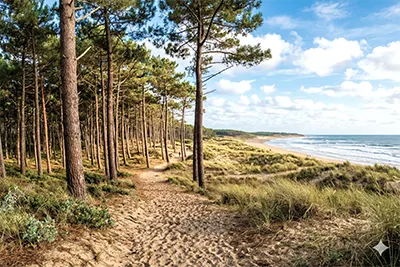 Notre-Dame-de-Monts — Dunes, forêt et Atlantique