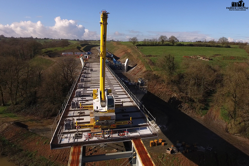 Inspection aérienne Pont Vinci Vendée drone