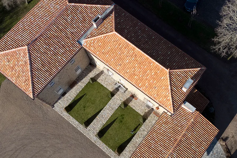 photographe drone inspection toiture Vendée