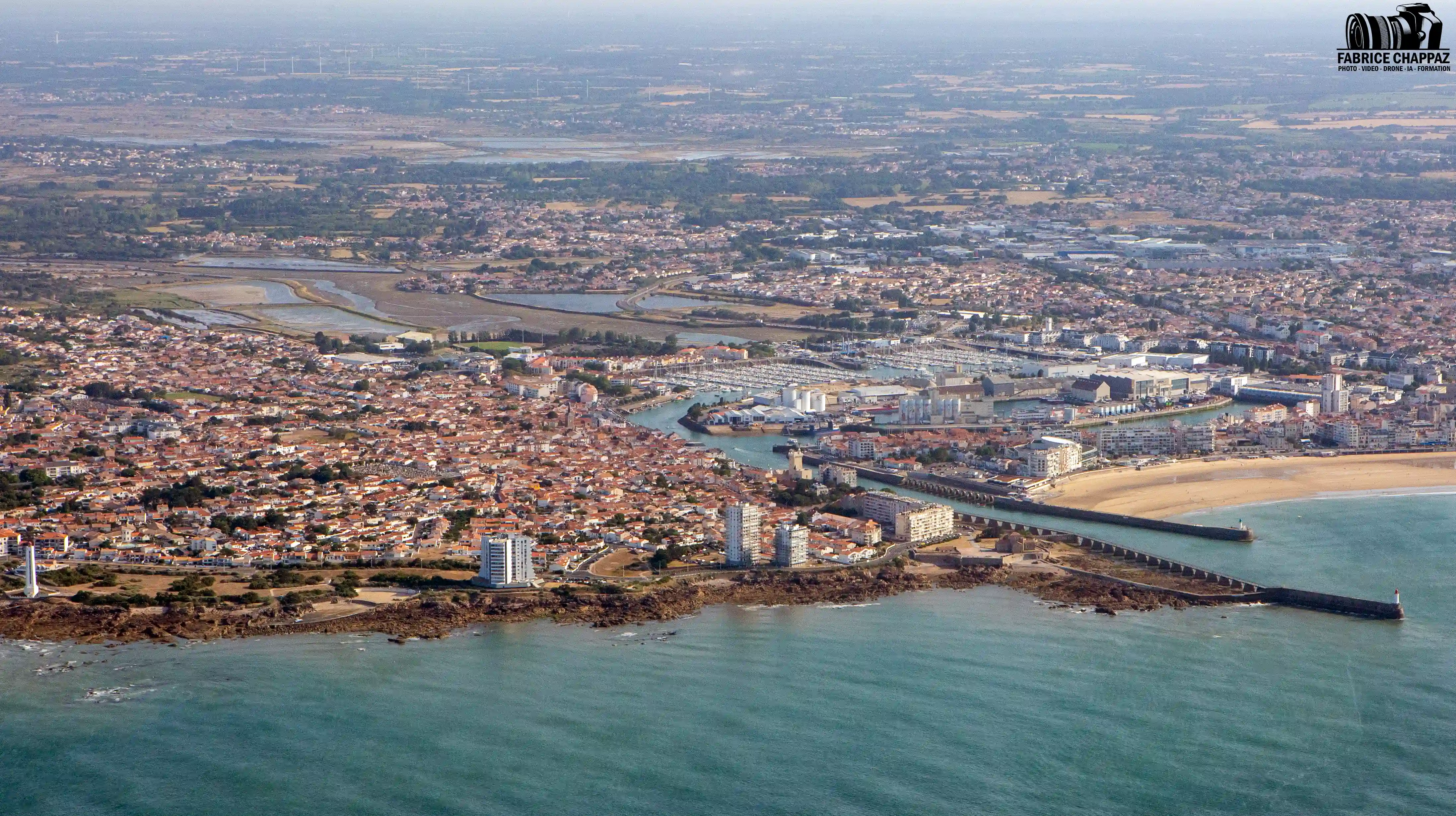Les Sables-d'Olonne vues du ciel