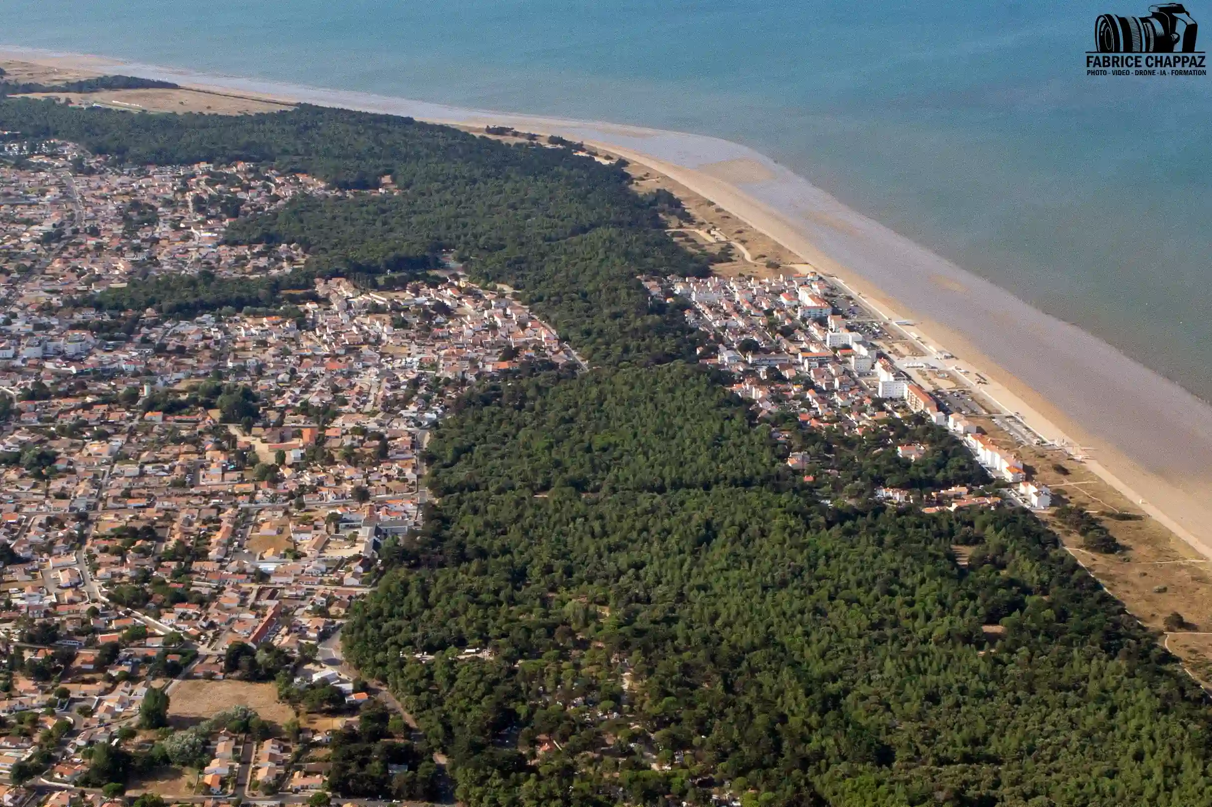 Notre-Dame-de-Monts vue du ciel