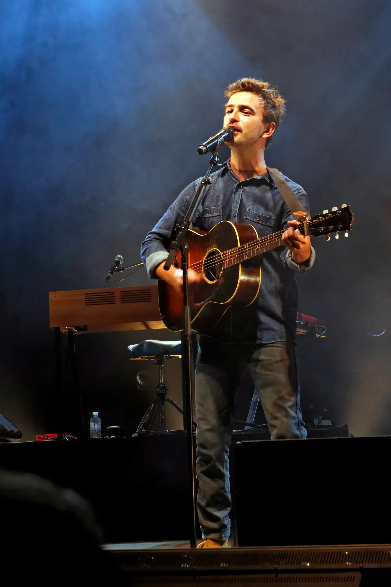Préparation coulisses concert Vendée