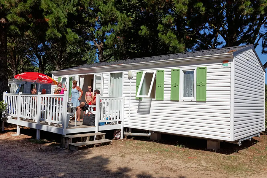 Mise en valeur des mobile home du camping
