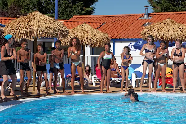 Détente et jeux d'eau