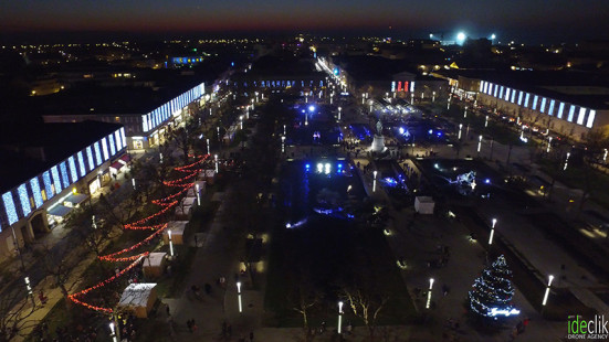 Inauguration du marché de Noel à La Roche-sur-Yon